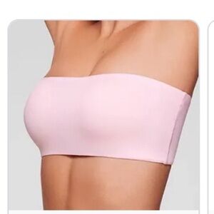CRZ YOGA Strapless Seamless Bandeau - Light Pink